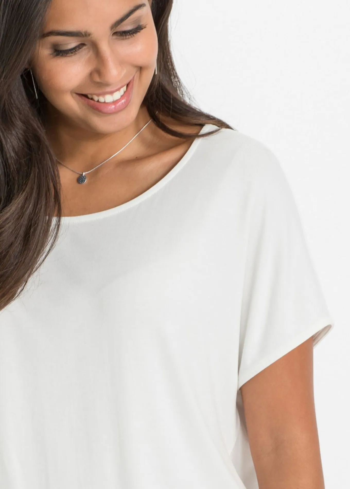 Camiseta de suave mezcla de viscosa