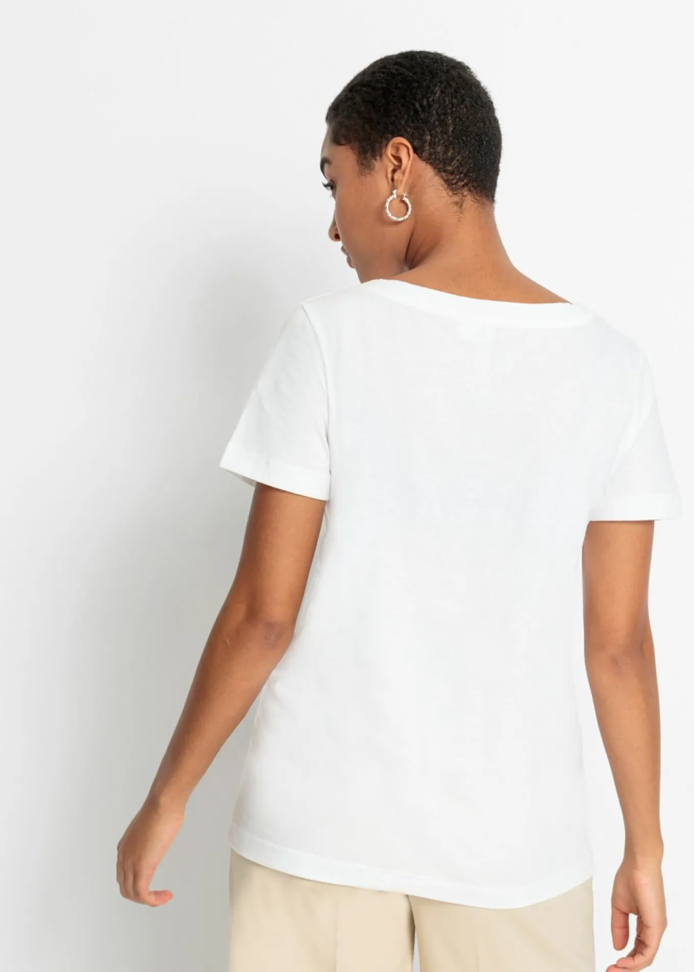 Camiseta estampada de algodón orgánico