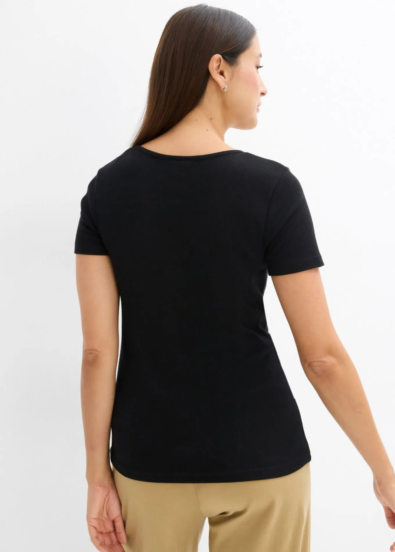 Camiseta henley con algodón orgánico puro