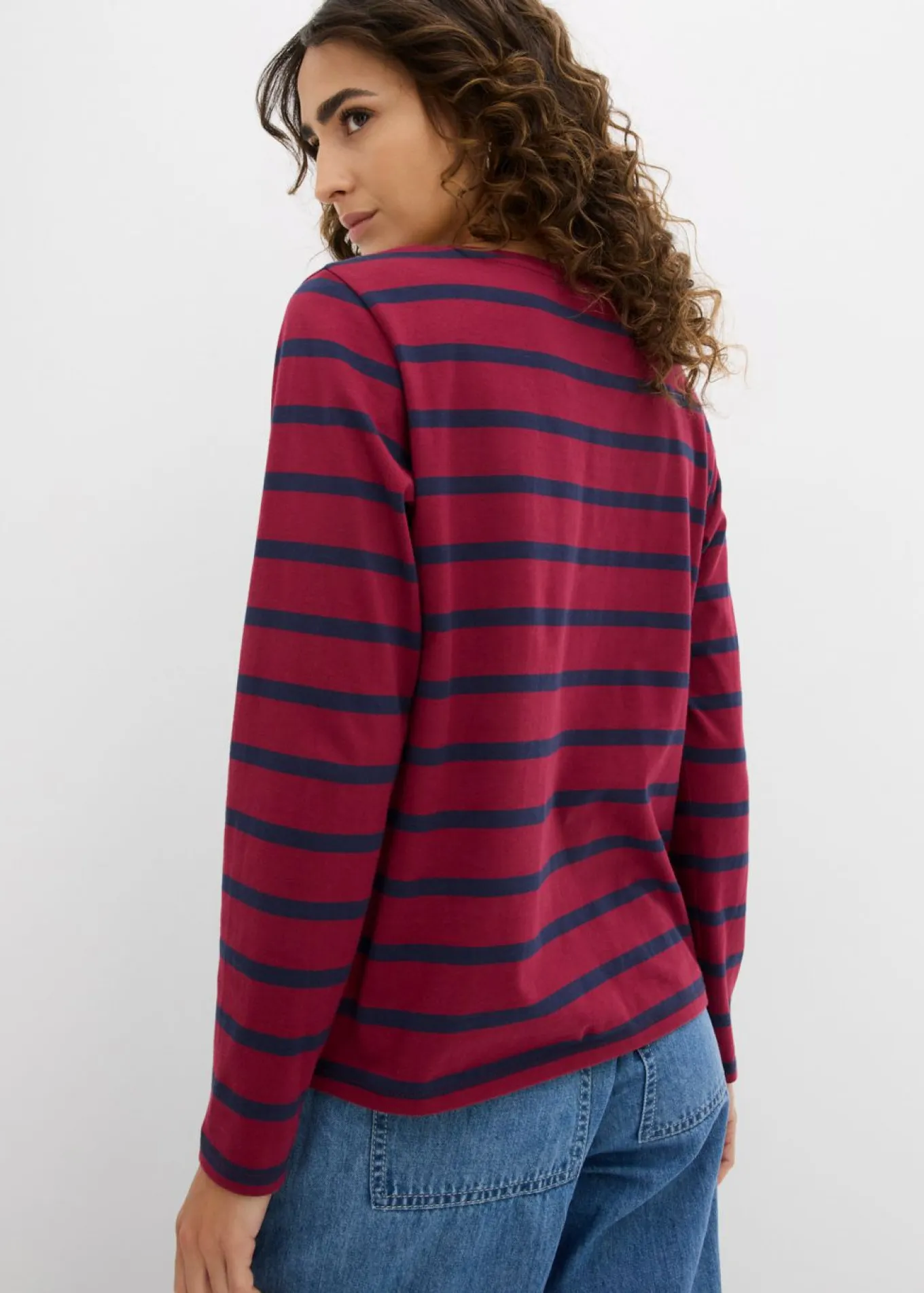 Camiseta henley de algodón orgánico puro
