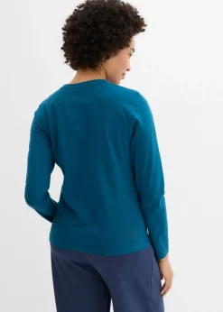 Camiseta henley hasta la cadera