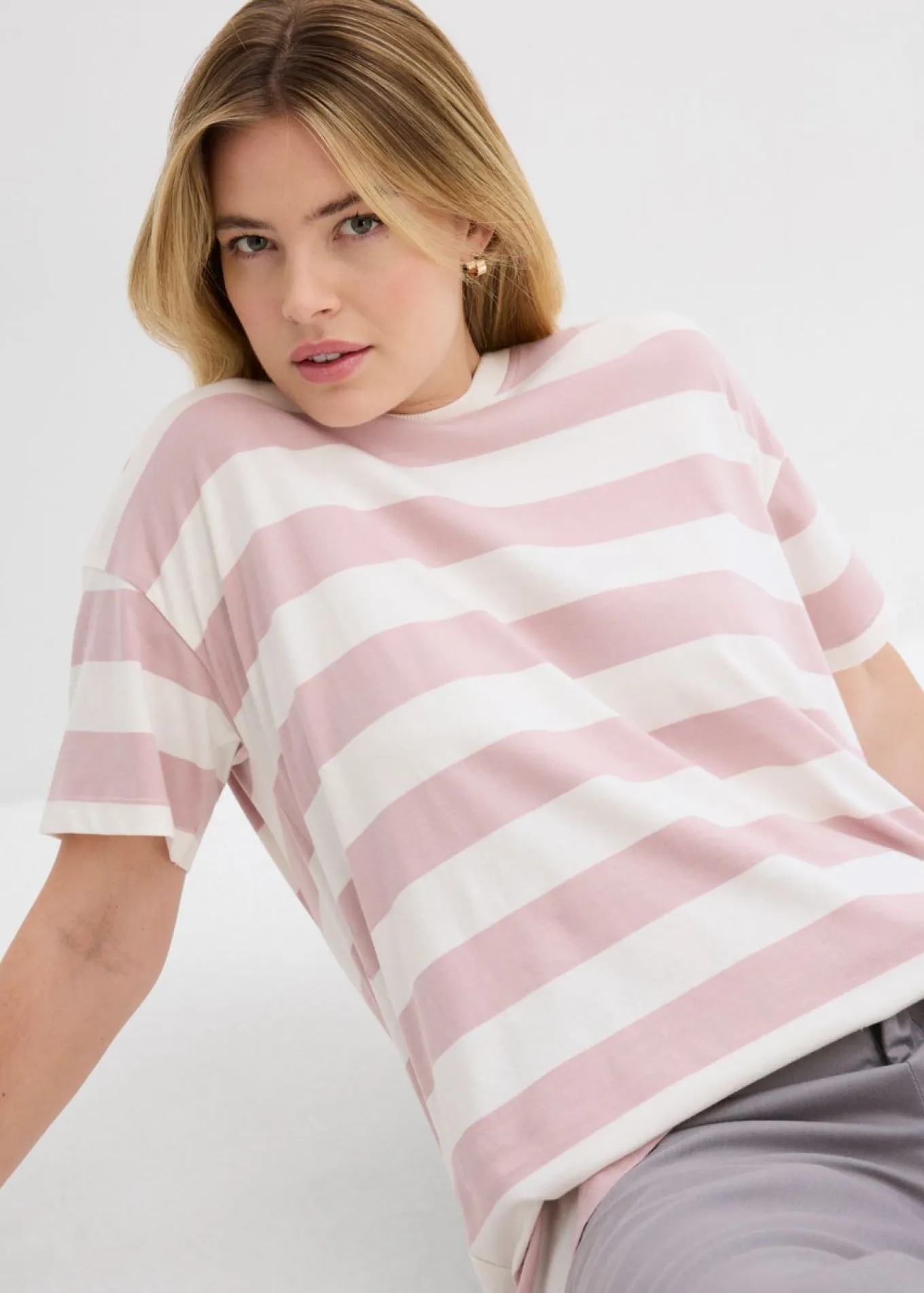 Camiseta holgada de algodón orgánico puro