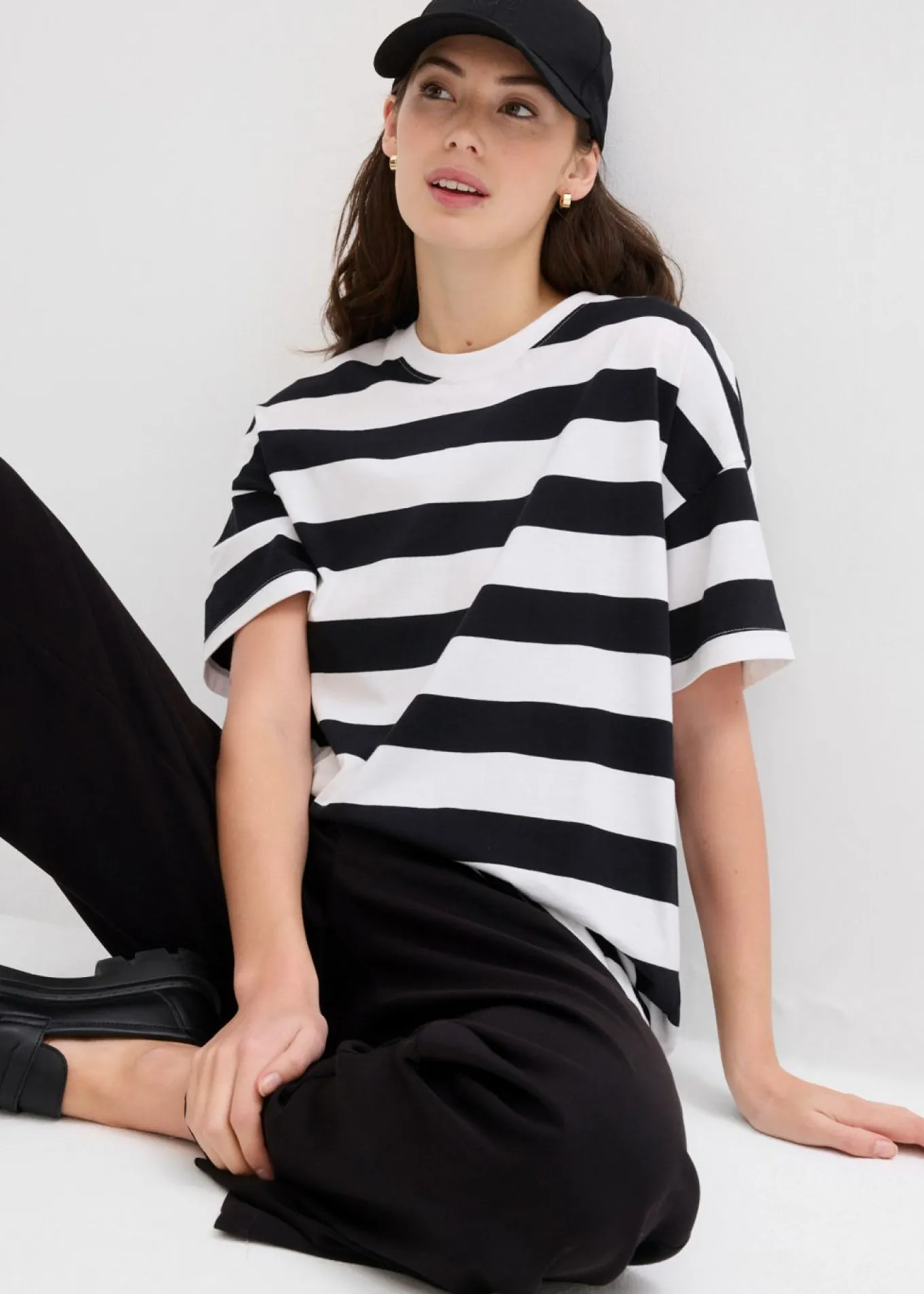 Camiseta holgada de algodón orgánico puro