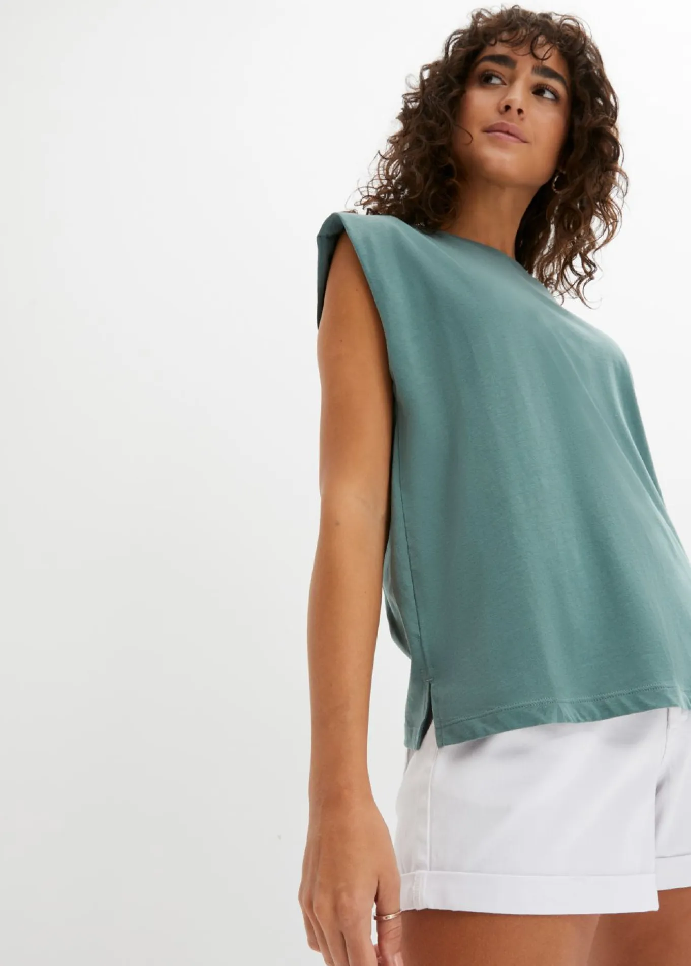 Camiseta holgada de algodón orgánico puro