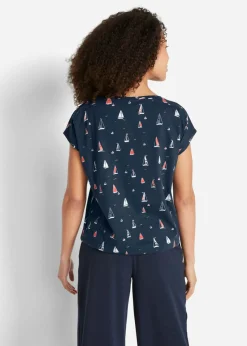 Camiseta holgada de manga corta