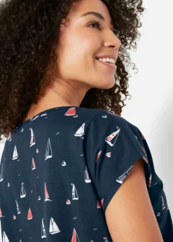 Camiseta holgada de manga corta