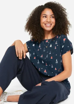 Camiseta holgada de manga corta