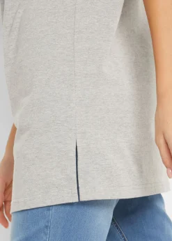 Camiseta larga con escote en V (2 unidades)