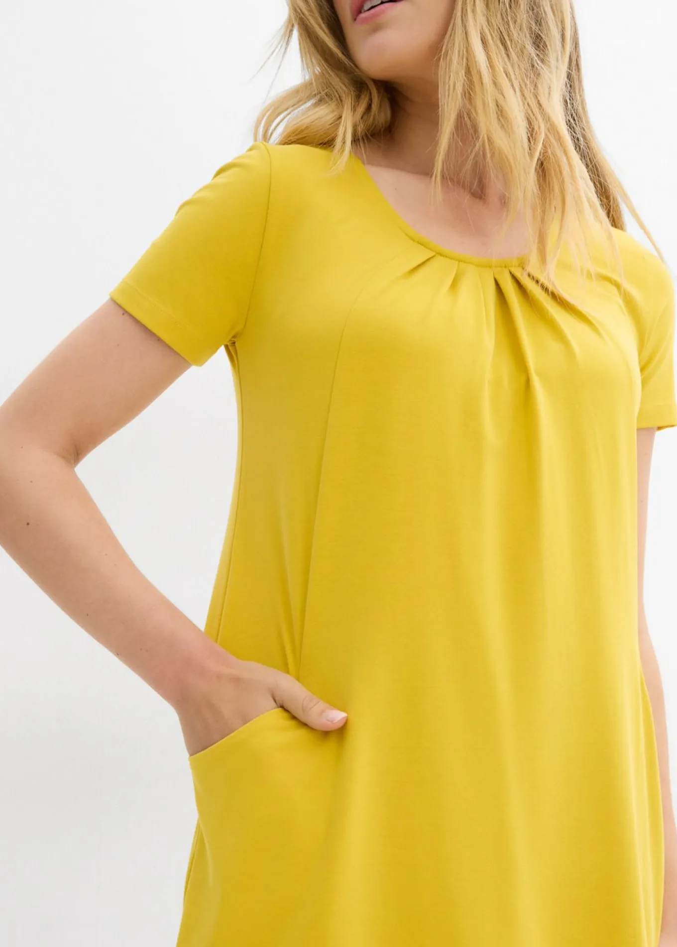 Camiseta larga con viscosa