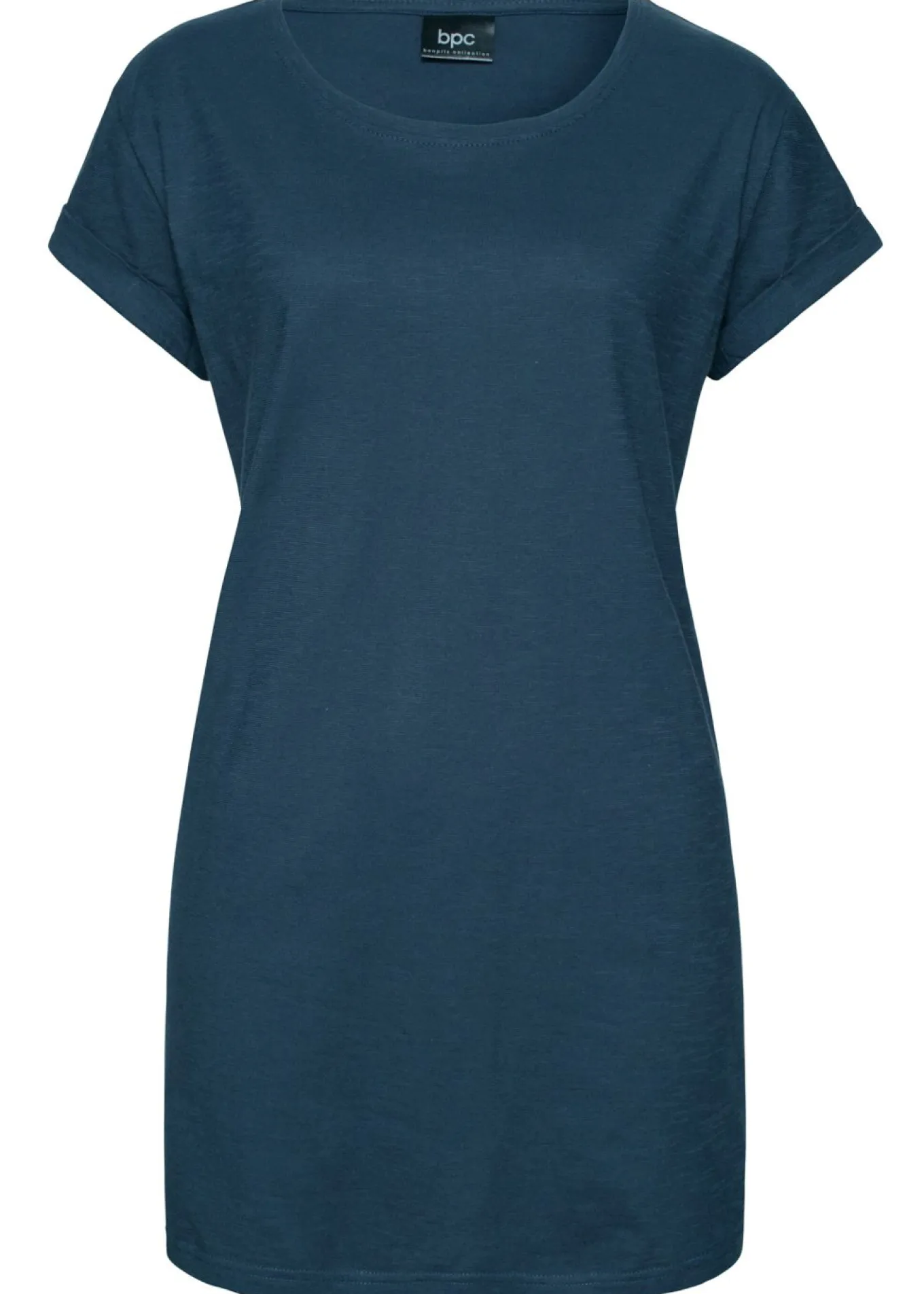 Camiseta larga de algodón puro