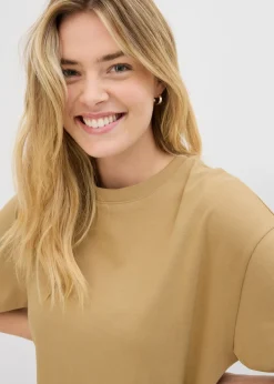 Camiseta larga de interlock