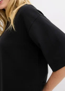 Camiseta larga de interlock
