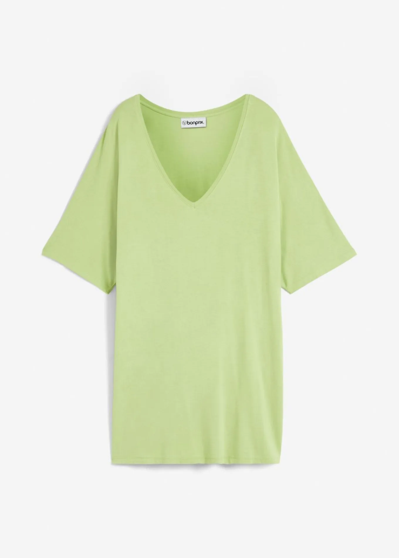 Camiseta larga de mezcla de viscosa sostenible
