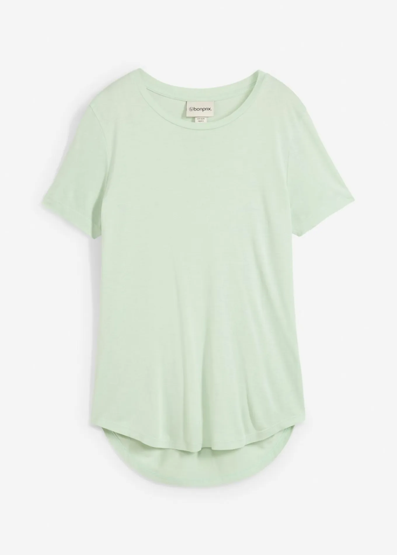Camiseta larga de viscosa suave