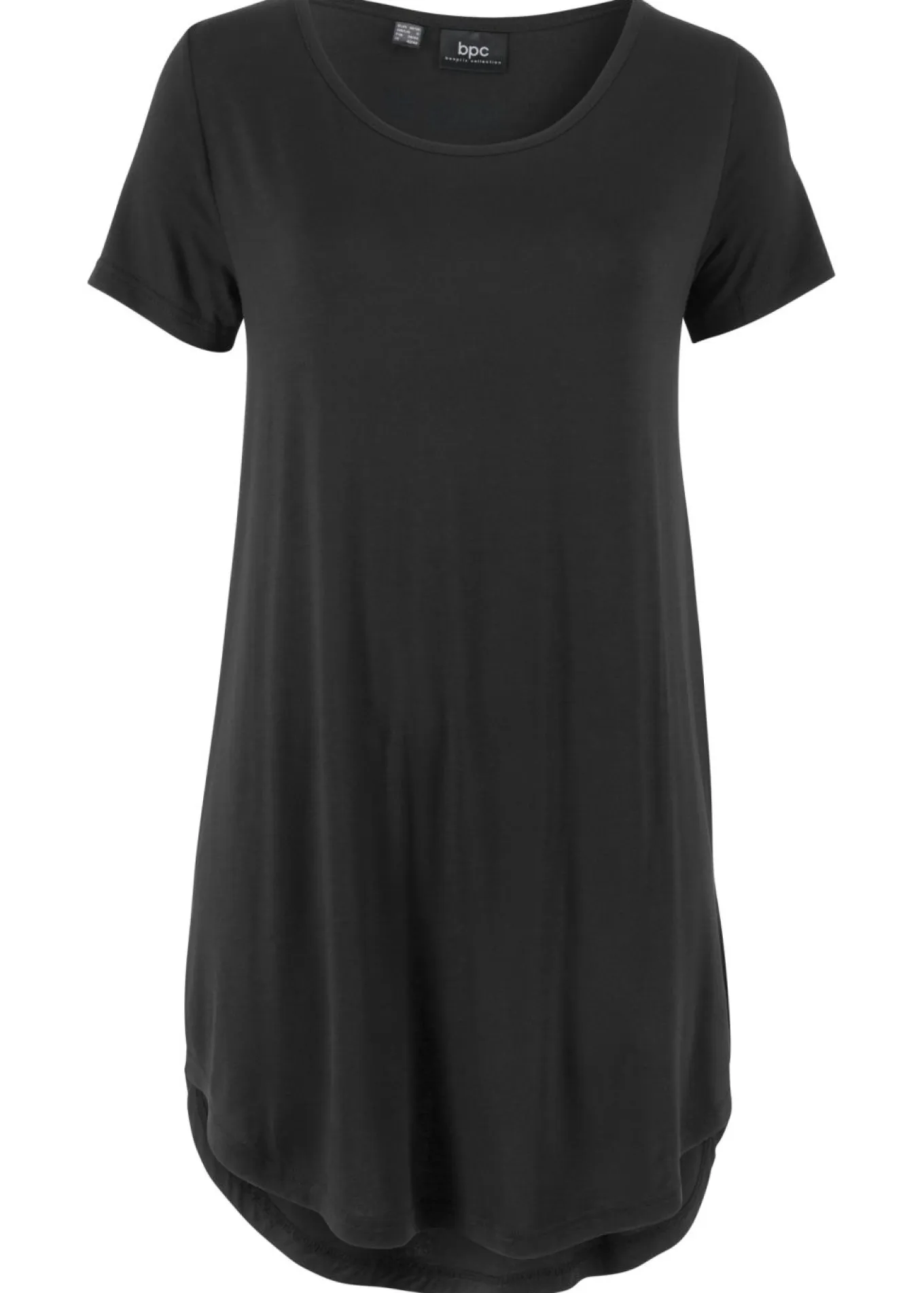Camiseta larga de viscosa suave