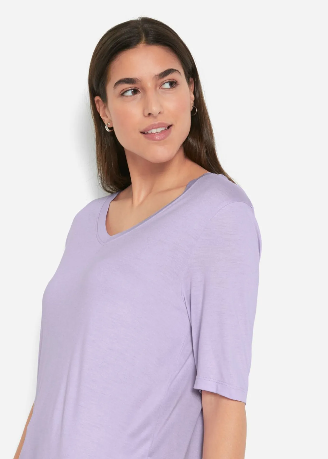 Camiseta larga de viscosa suave (2 unidades)