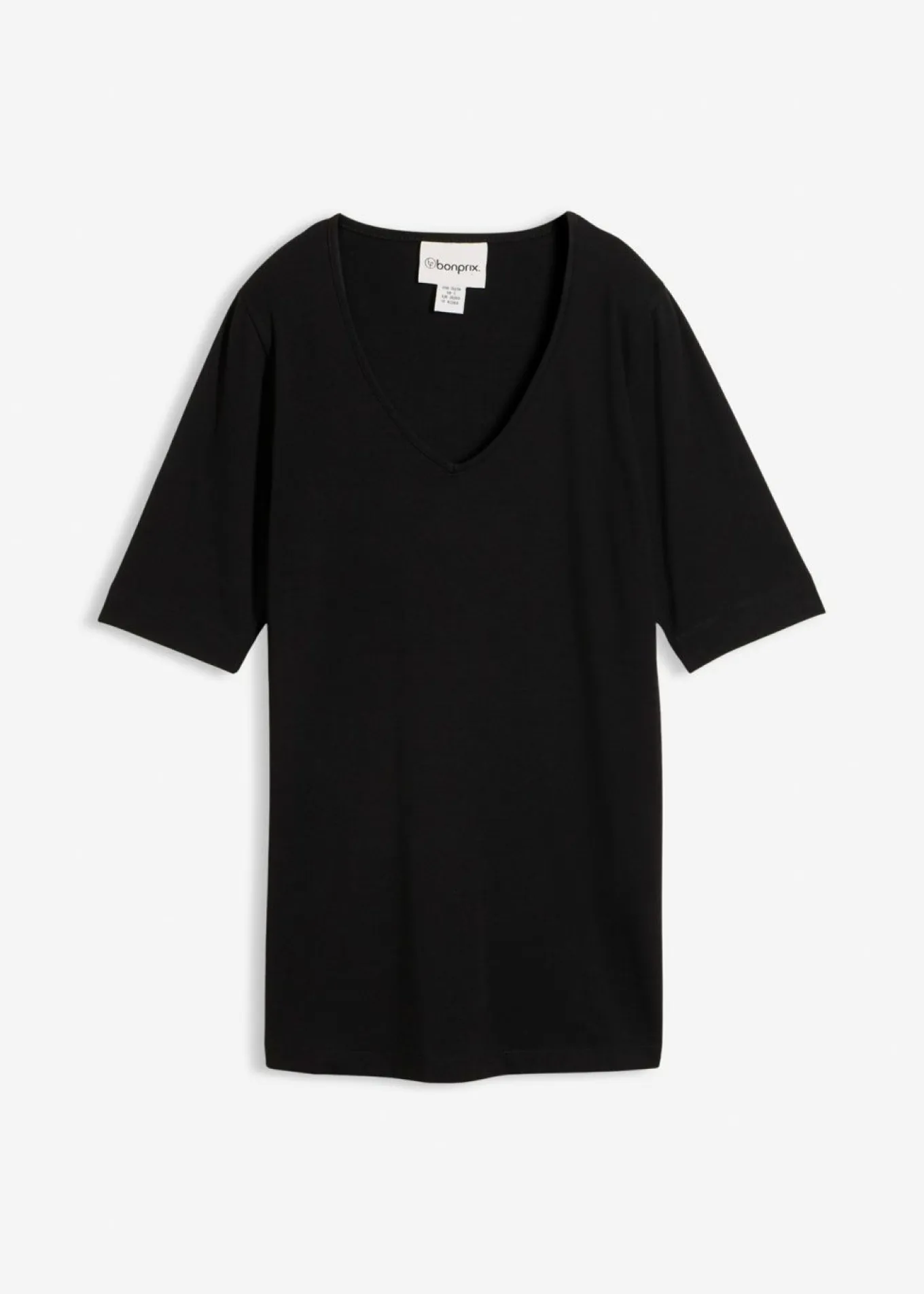 Camiseta larga favorecedora