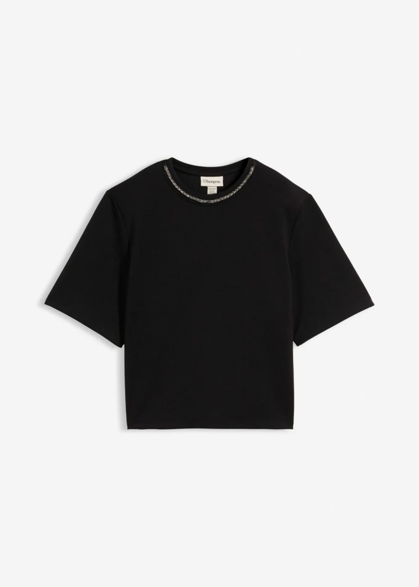 Camiseta oversize con aplicaciones