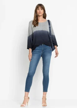 Camiseta oversize con transición de colores