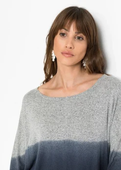 Camiseta oversize con transición de colores