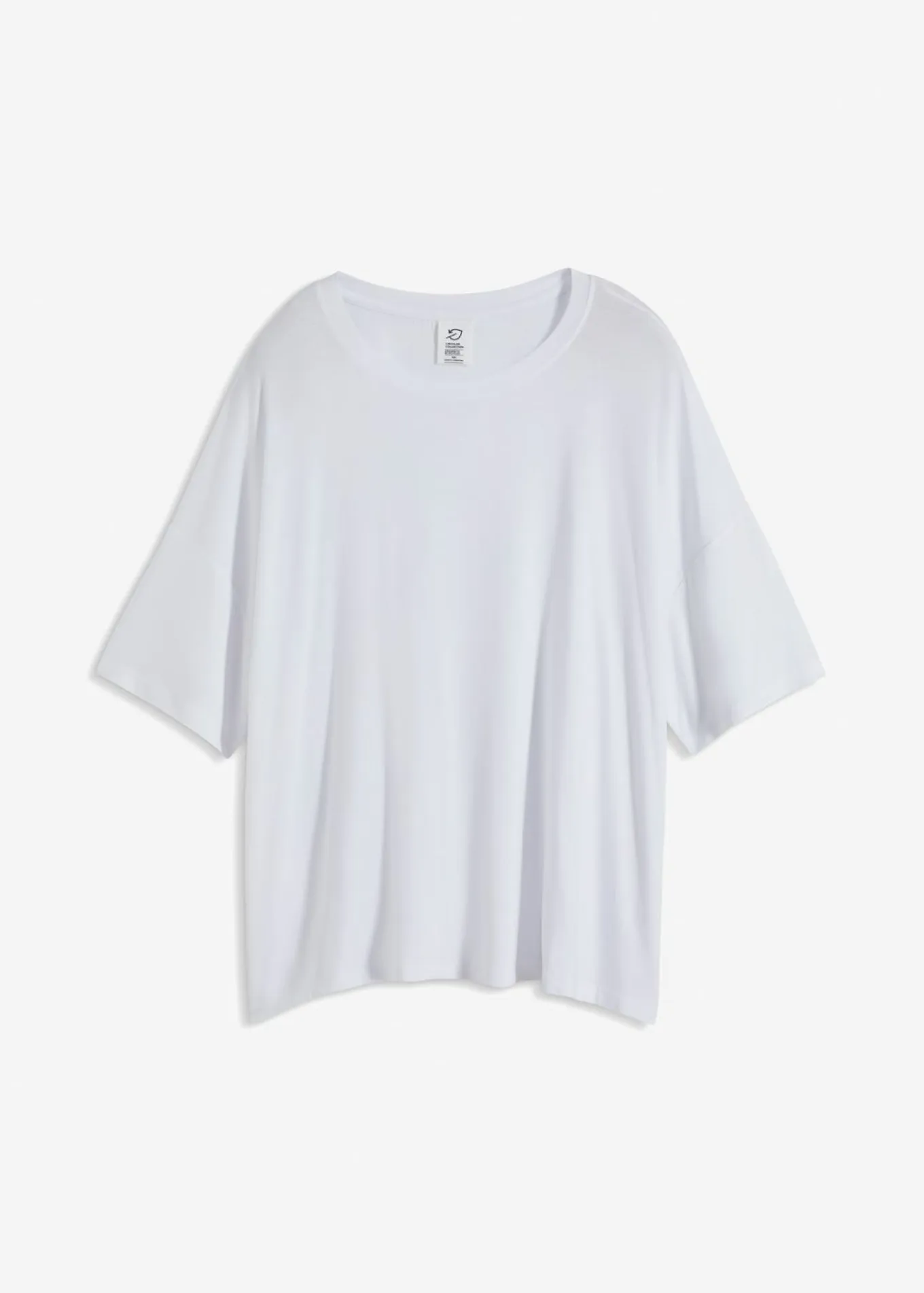 Camiseta oversize de viscosa fluida