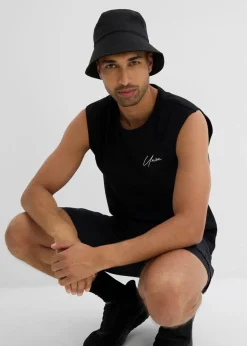 Camiseta sin mangas (2 unidades) de algodón orgánico puro con corte holgado