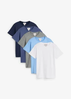 Camiseta (5 unidades) de algodón puro