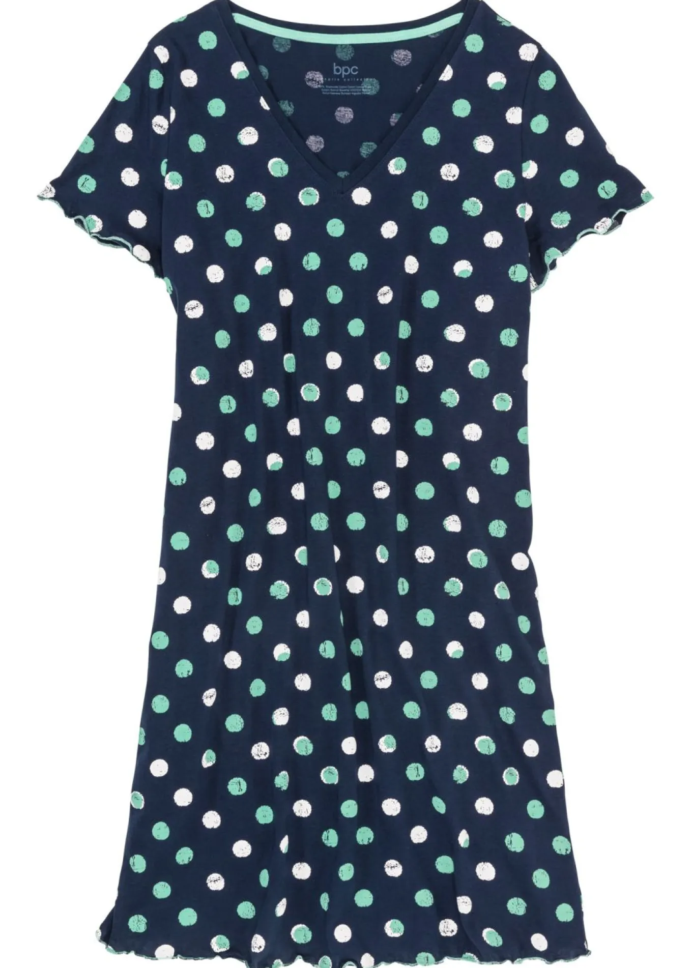 Camisón corto de algodón orgánico