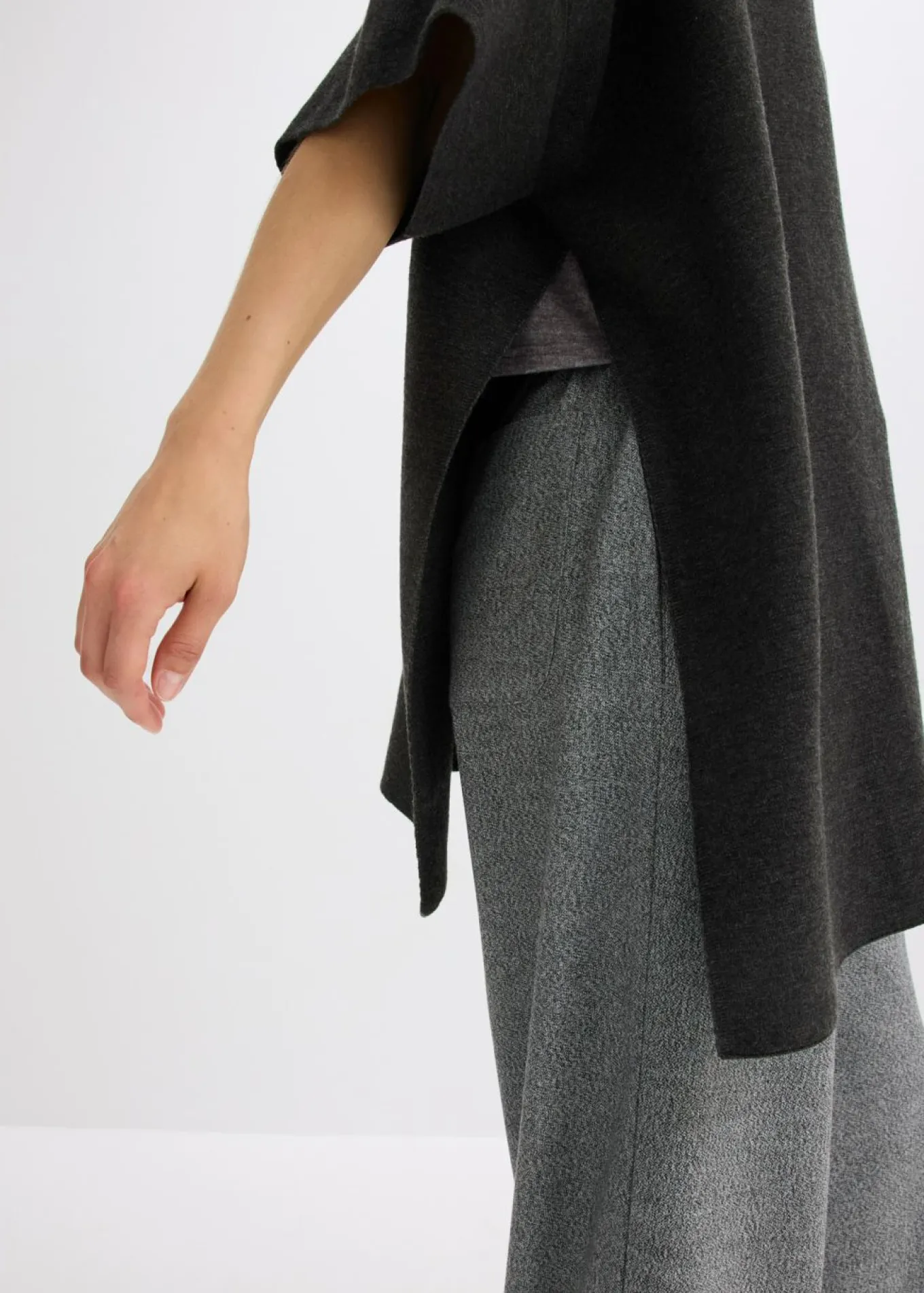 Capa de punto oversize