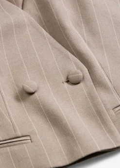 Chaleco de traje de raya diplomática