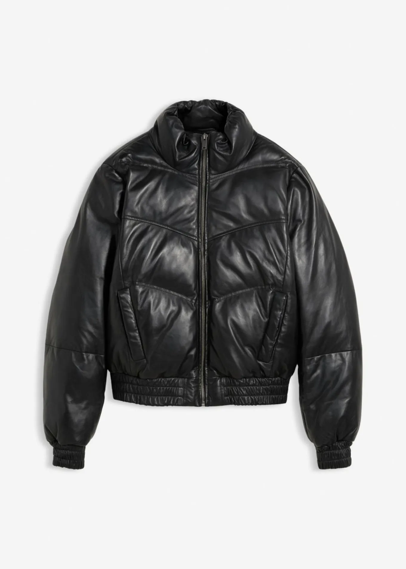 Chaqueta acolchada de napa de cordero