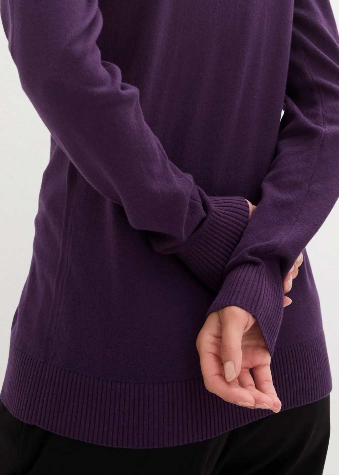 Chaqueta ajustada de punto fino
