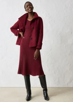 Chaqueta con suave contenido de lana