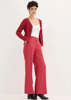 Chaqueta corta de punto ajour
