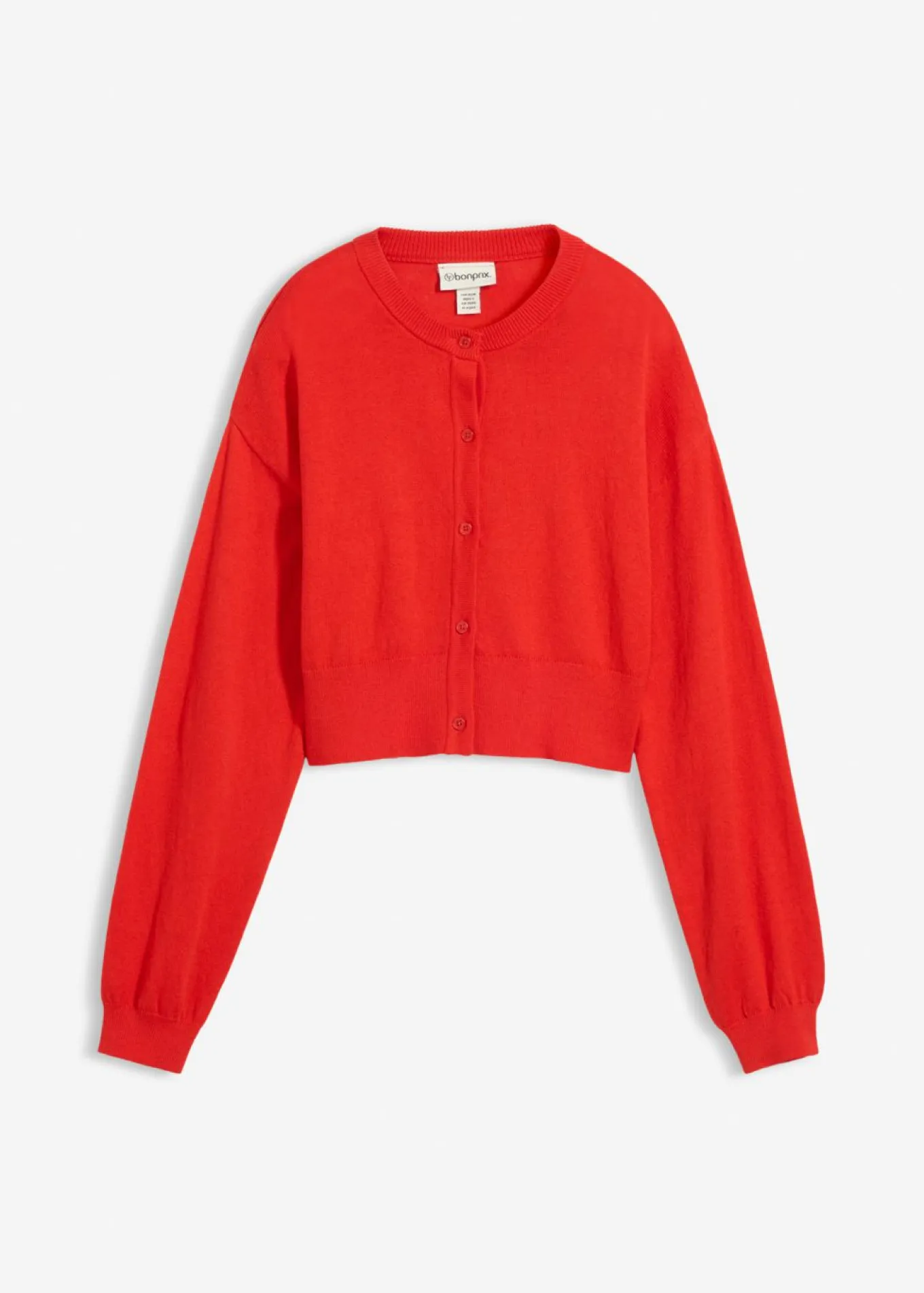 Chaqueta corta de punto con contenido de seda