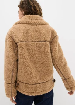 Chaqueta de borrego sintético