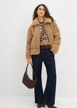 Chaqueta de borrego sintético