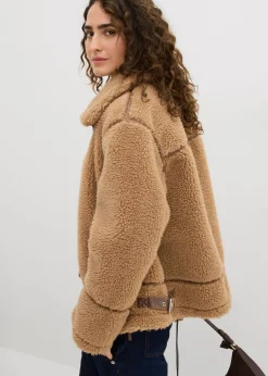 Chaqueta de borrego sintético