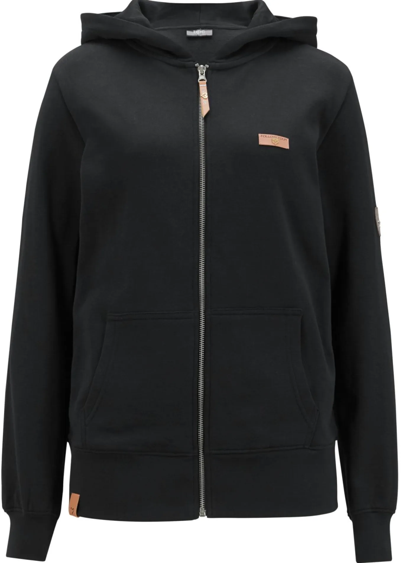 Chaqueta de chándal de algodón puro con capucha
