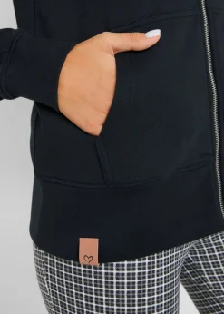 Chaqueta de chándal de algodón puro con capucha