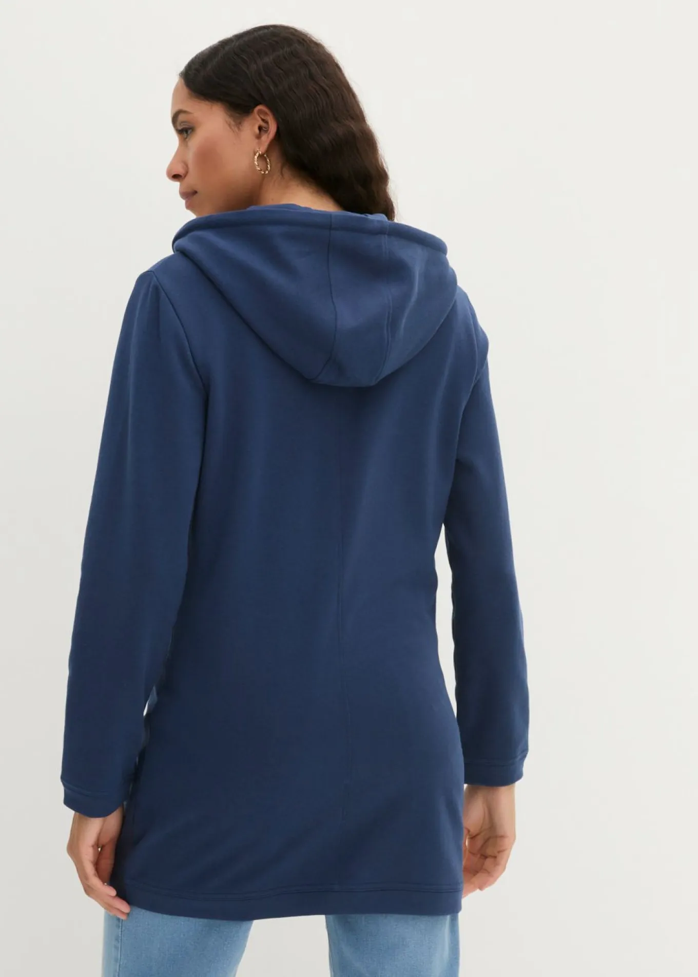 Chaqueta de chándal larga con bolsillos con cremallera