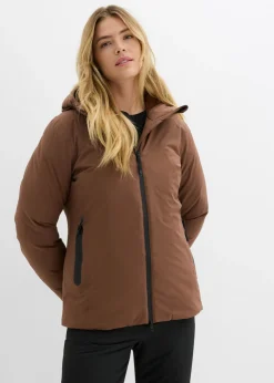 Chaqueta de esquí con protector antinieve
