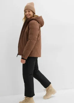 Chaqueta de esquí con protector antinieve