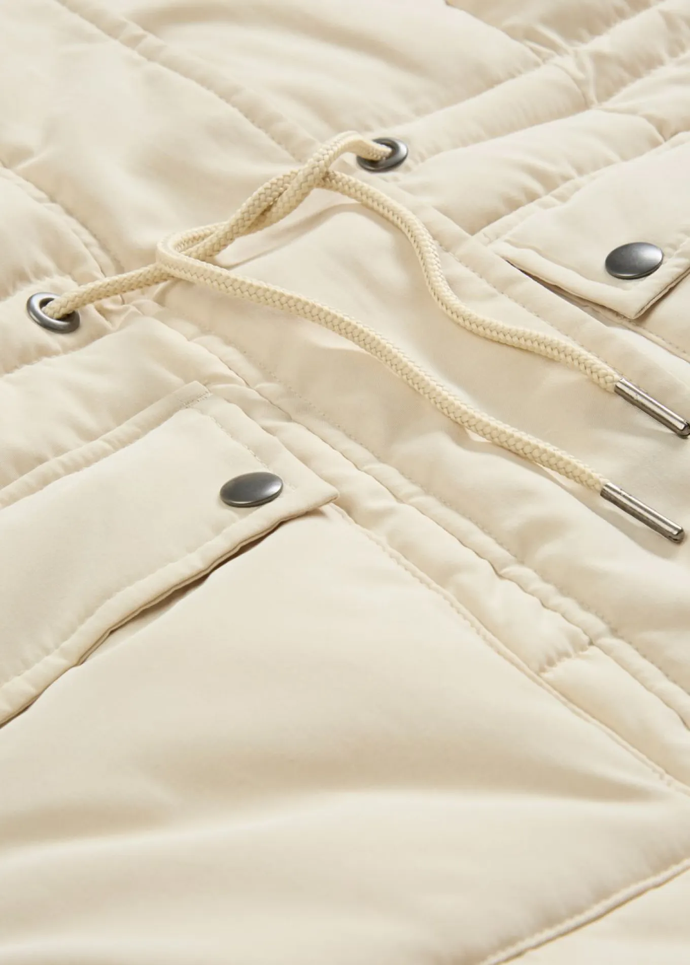 Chaqueta de invierno con cintura ajustable