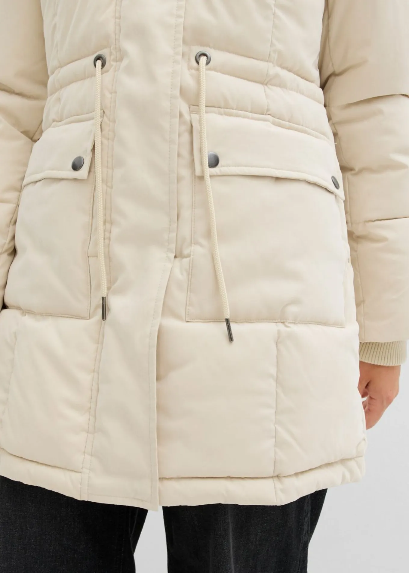 Chaqueta de invierno con cintura ajustable