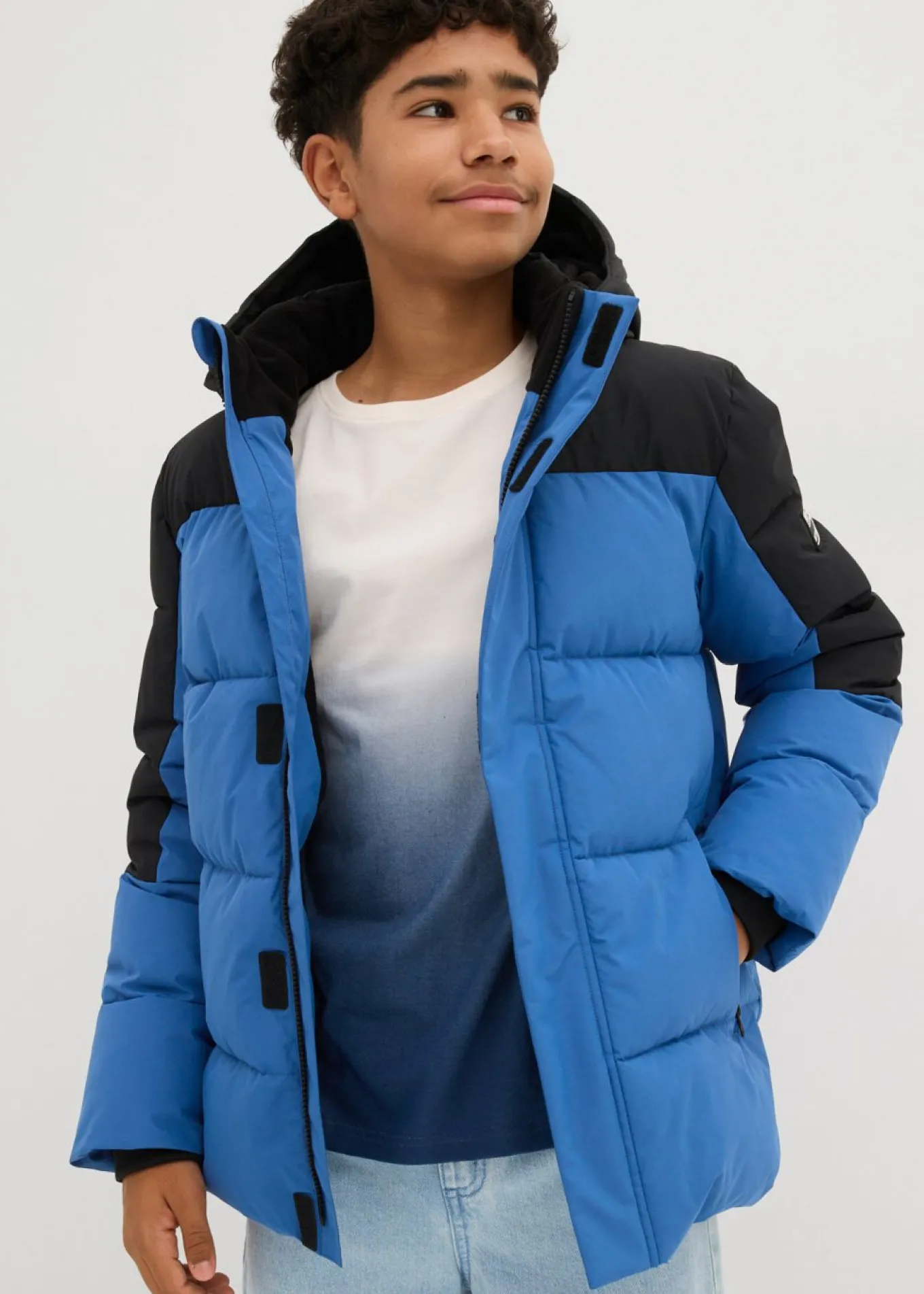 Chaqueta de invierno con forro polar y repelente al agua