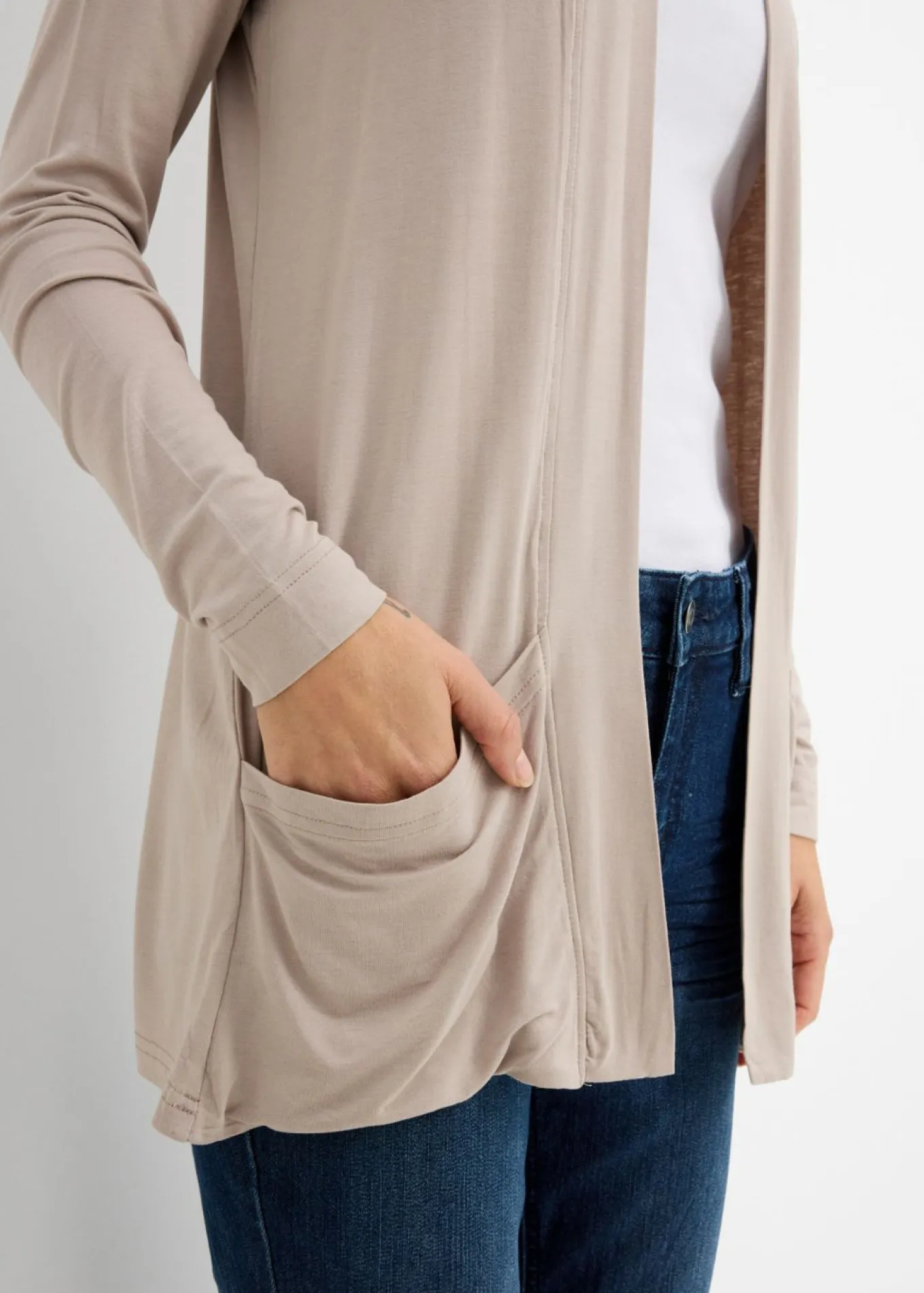 Chaqueta de mezcla de viscosa suave