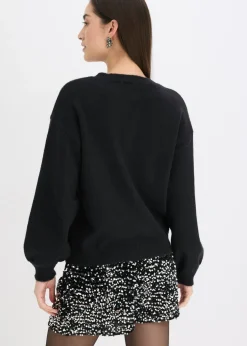Chaqueta de punto con botones decorativos