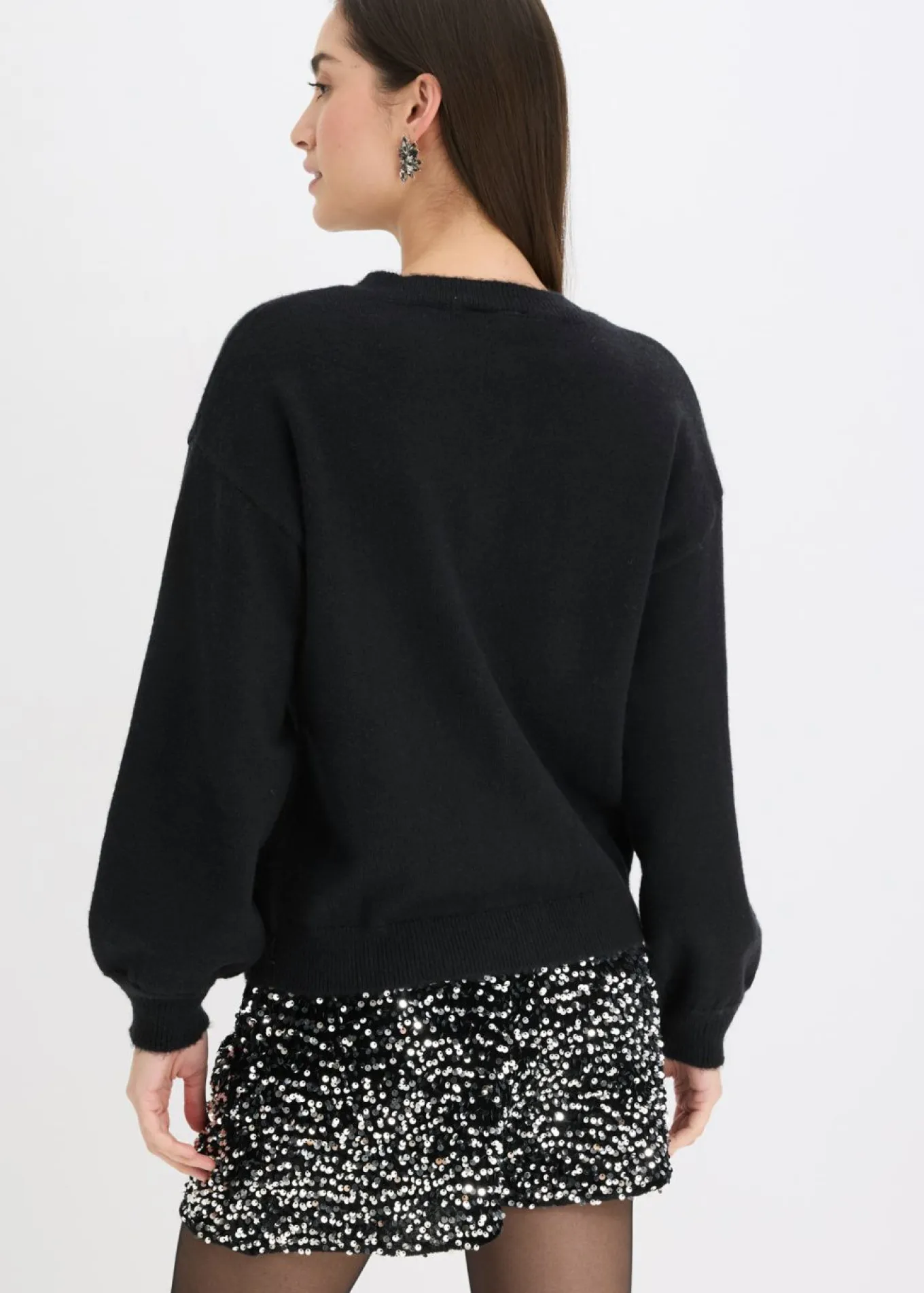 Chaqueta de punto con botones decorativos