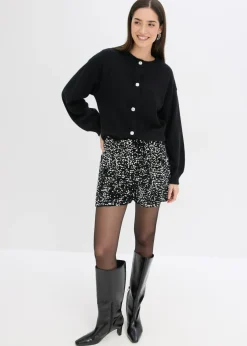 Chaqueta de punto con botones decorativos